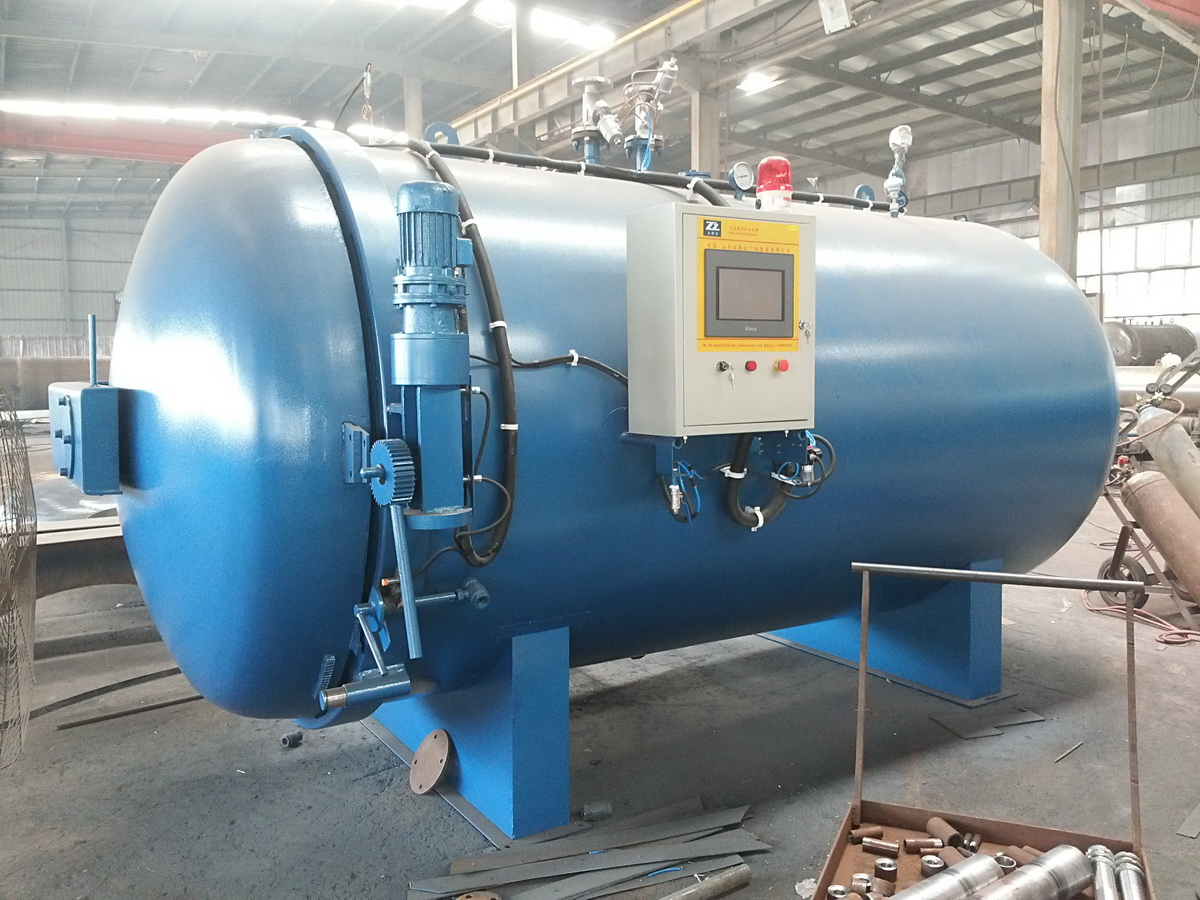 自動(dòng)控制臥式直接蒸汽硫化罐