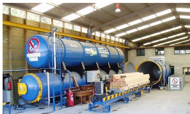 全自動(dòng)木材真空浸漬罐